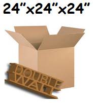 5 x XX-Large D/W Storage Packing Cardboard Boxes 24"x24"x24"